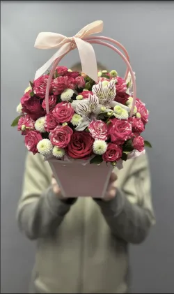 Цветы в коробке 17