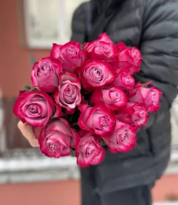 Малиновая роза Deep purple 15 шт.