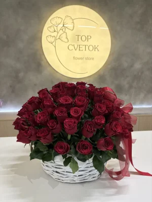 Цветы в корзине №10
