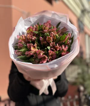 11 шт.Розовая Альстромерия