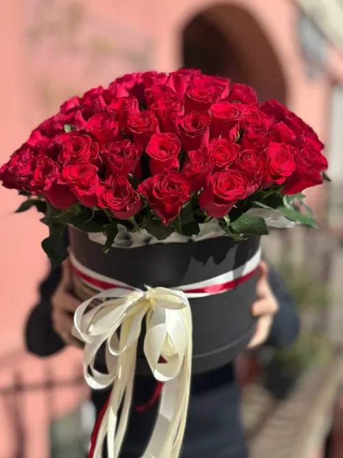 Цветы в коробке 18